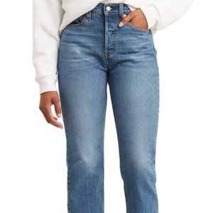 NWT LEVI'S Wedgie High Waist Crop Straight 27